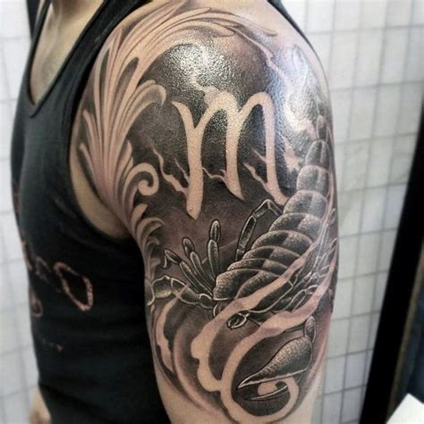 scorpio tattoos for males|33+ Scorpio Tattoo Ideas for Men